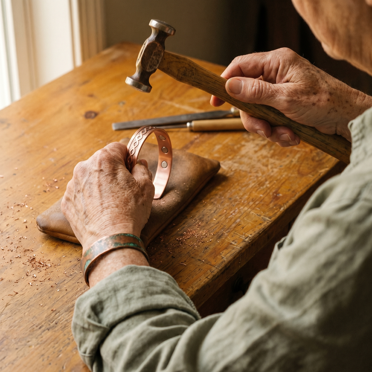 Luvenora's Current Copper Bracelet