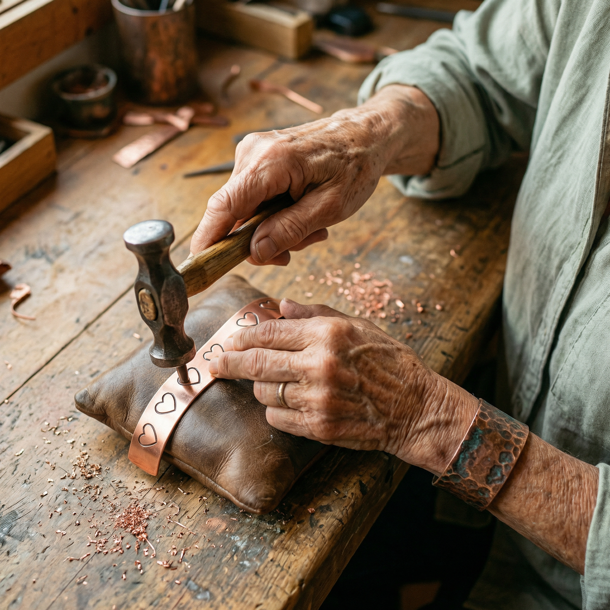 Luvenora's Hearth Copper Bracelet