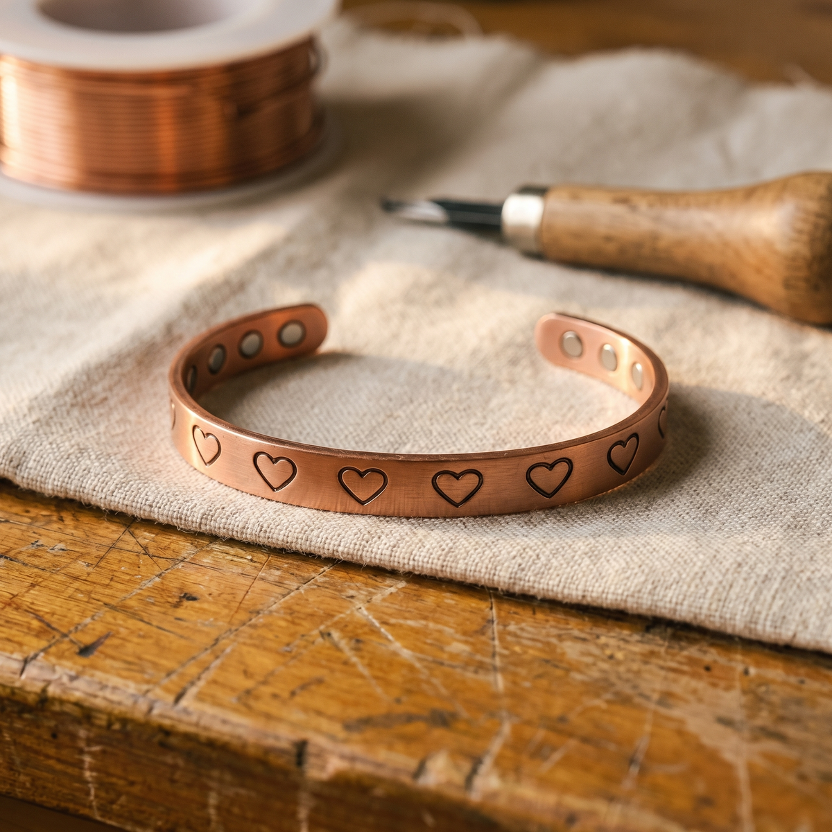 Luvenora's Hearth Copper Bracelet