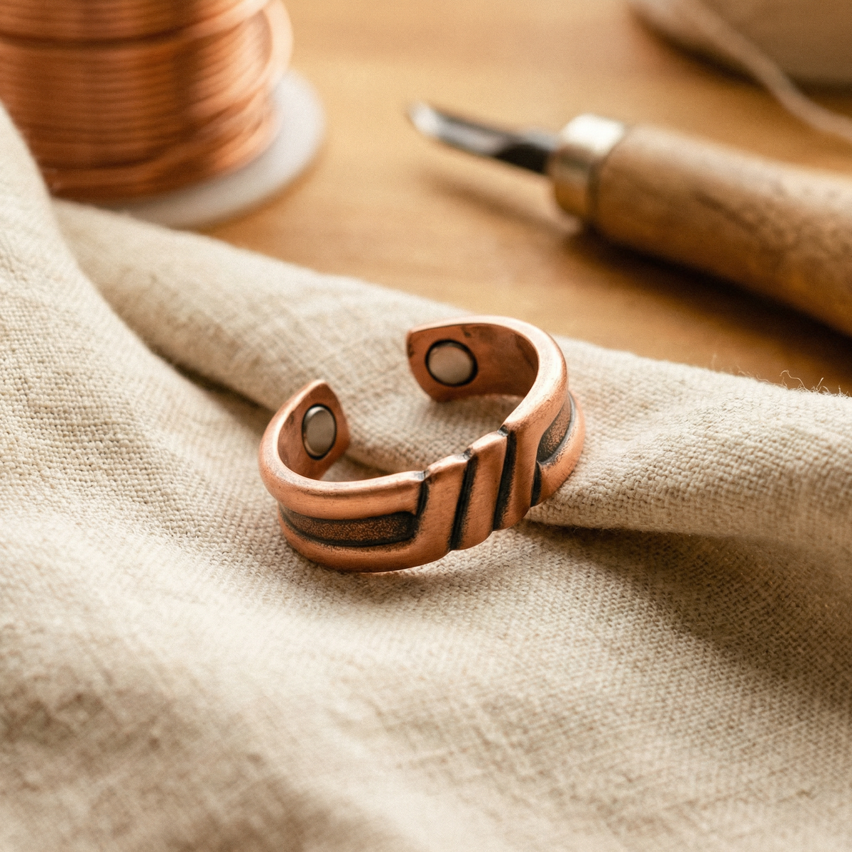 Luvenora's Peat Copper Ring