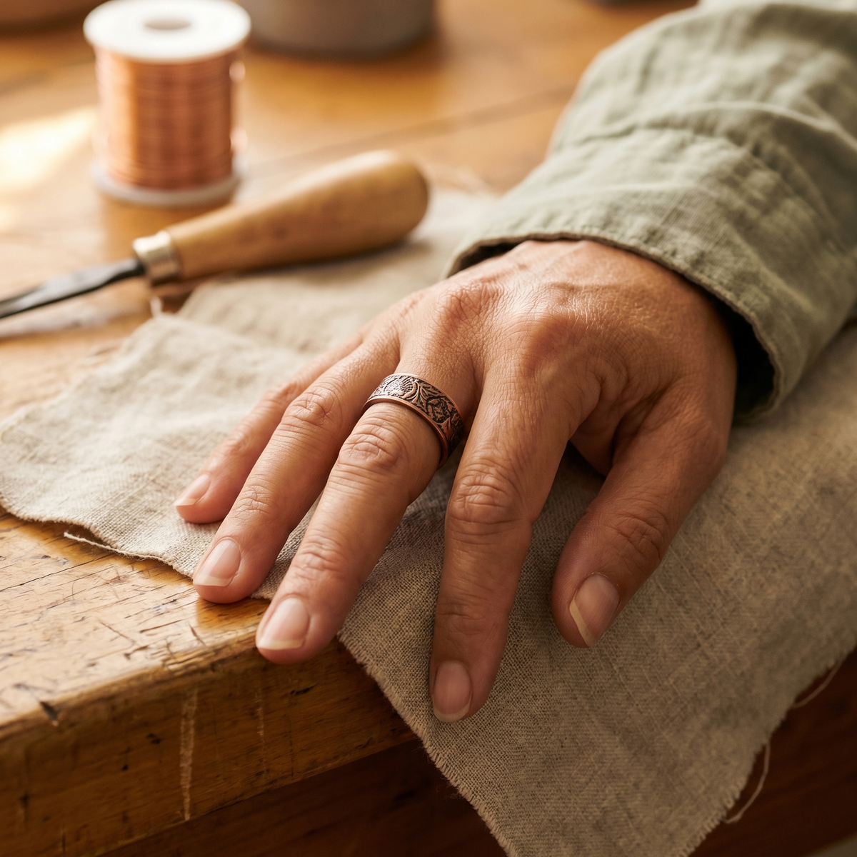 Luvenora's Bole Copper Ring