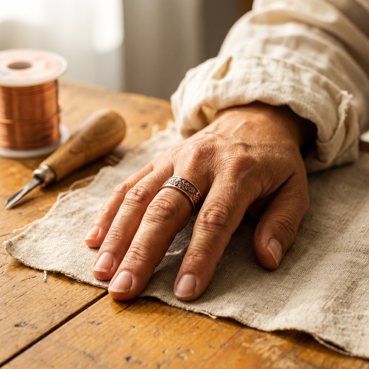 Luvenora's Clag Copper Ring