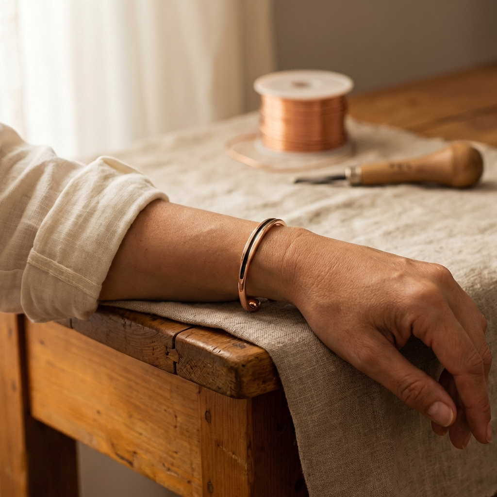 Luvenora's Vein Copper Bracelet