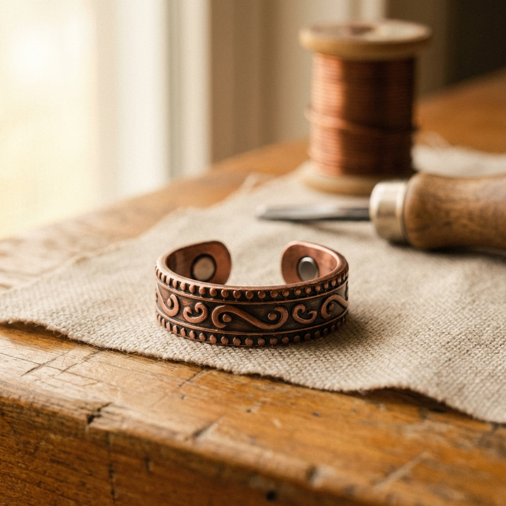 Luvenora's Fern Copper Ring