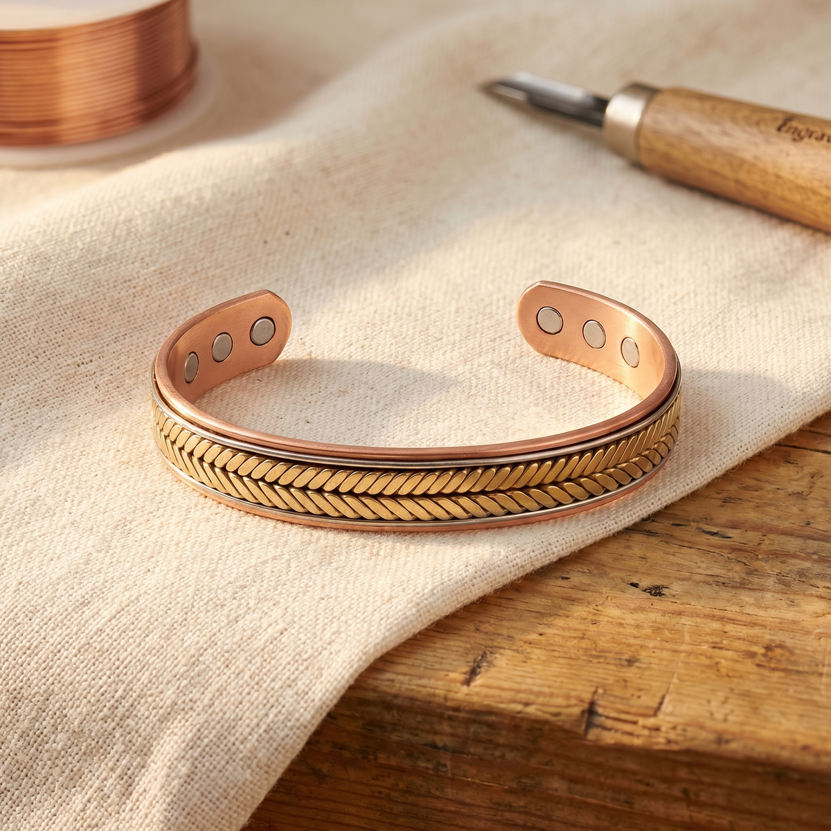 Luvenora's Harvest Copper Bracelet
