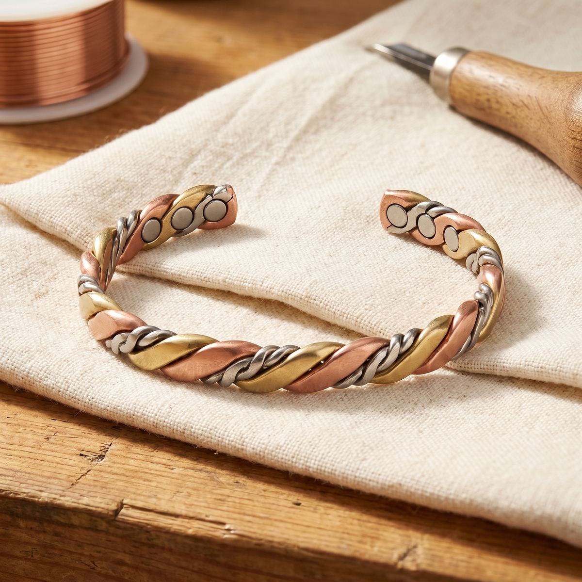 Luvenora's Stone Copper Bracelet