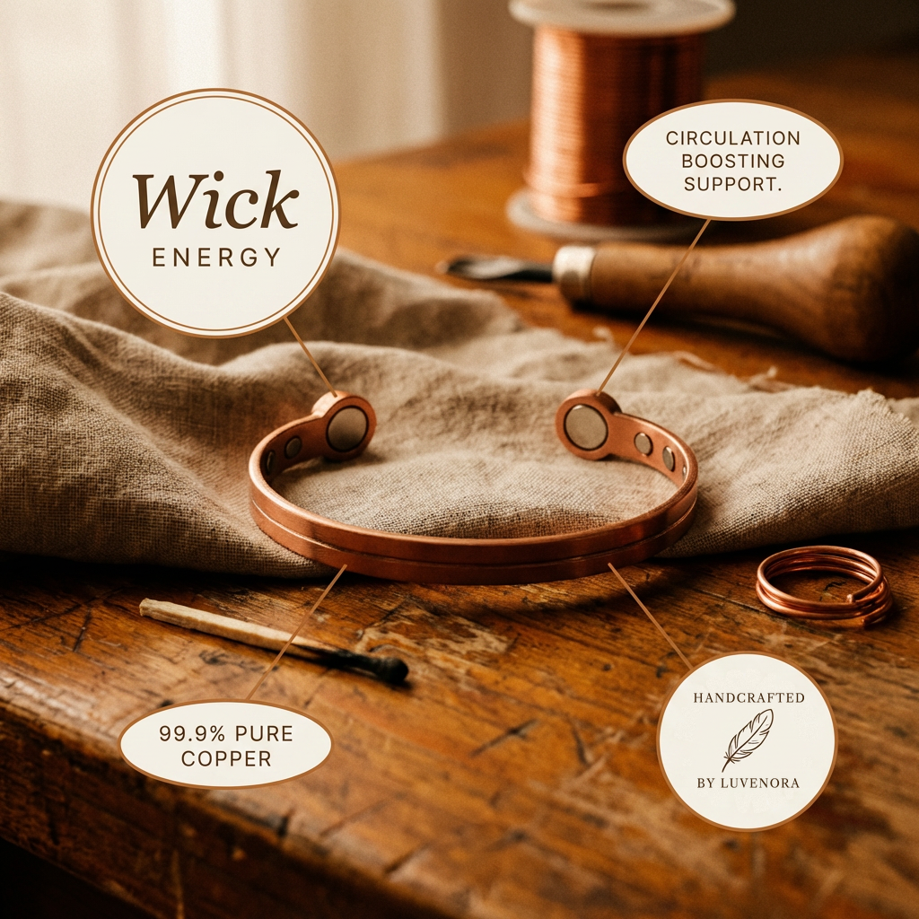 Luvenora's Wick Copper Bracelet