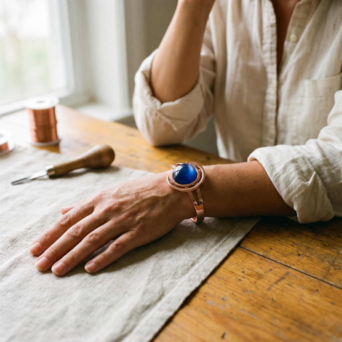 Luvenora's Sphere Copper Bracelet