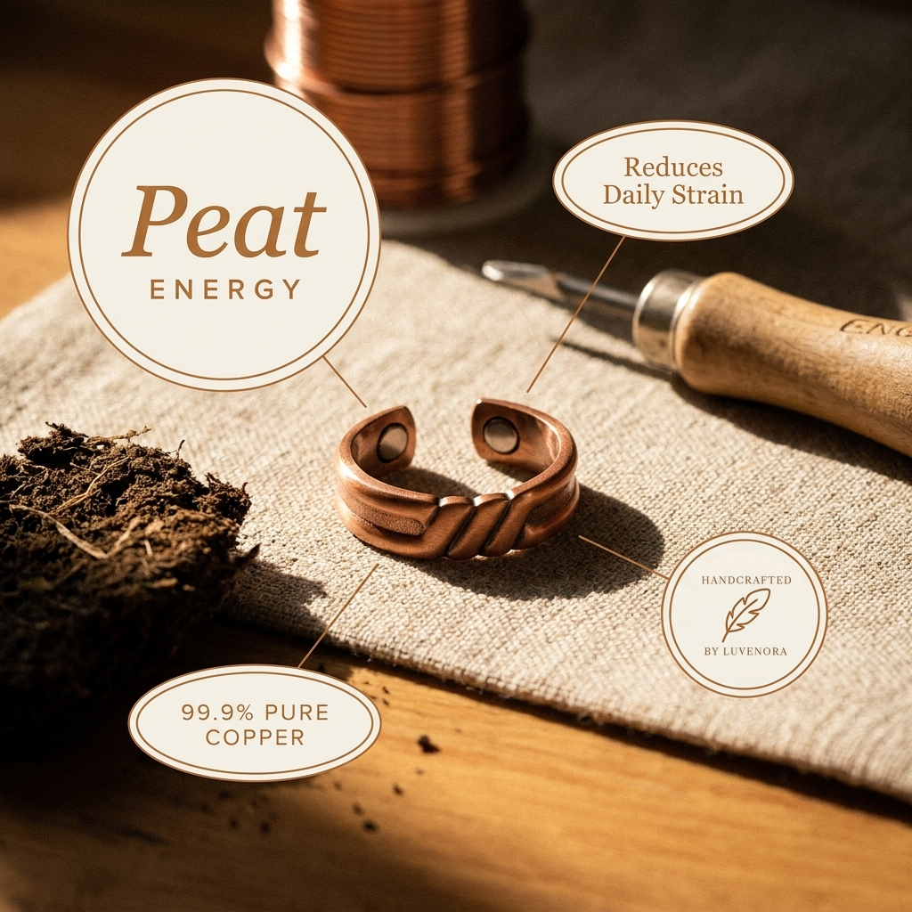 Luvenora's Peat Copper Ring