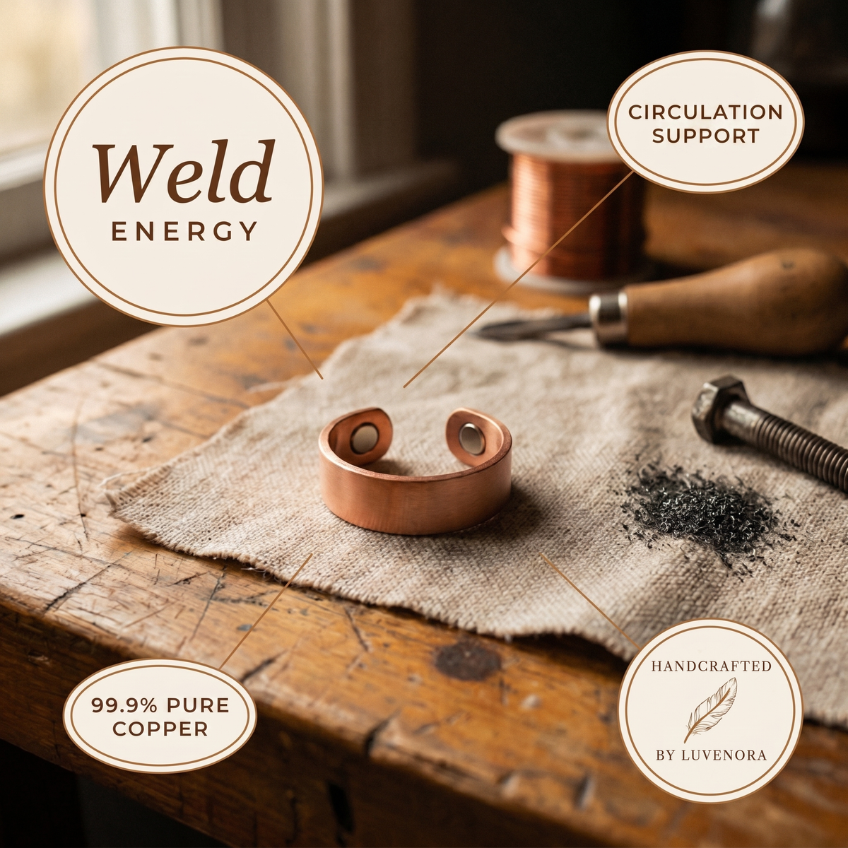 Luvenora's Weld Copper Ring