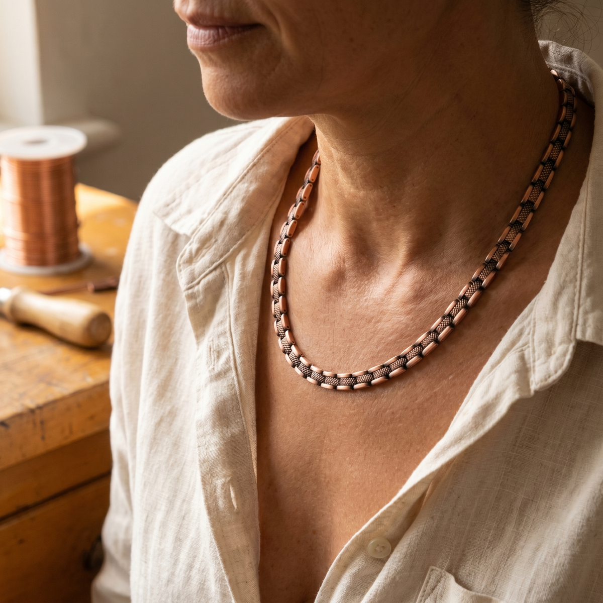 Luvenora's Haze Copper Necklace
