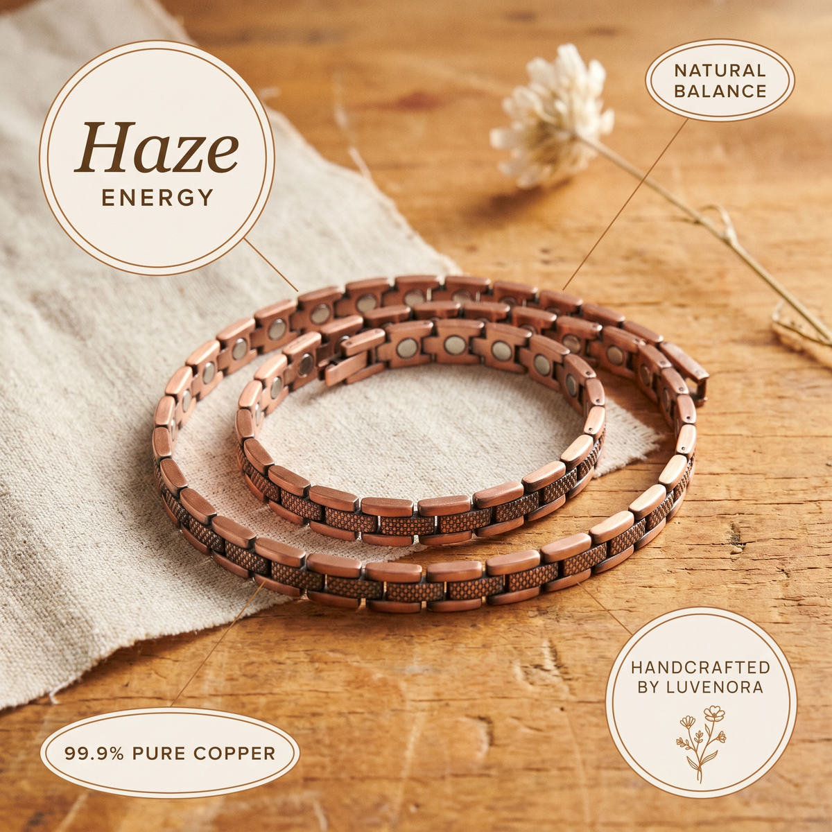 Luvenora's Haze Copper Necklace