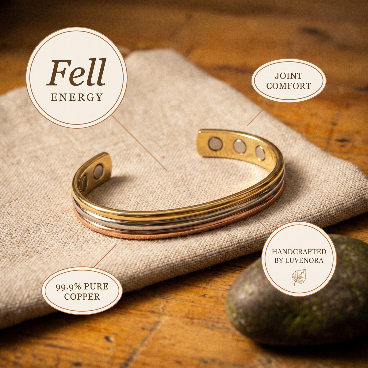 Luvenora's Fell Copper Bracelet