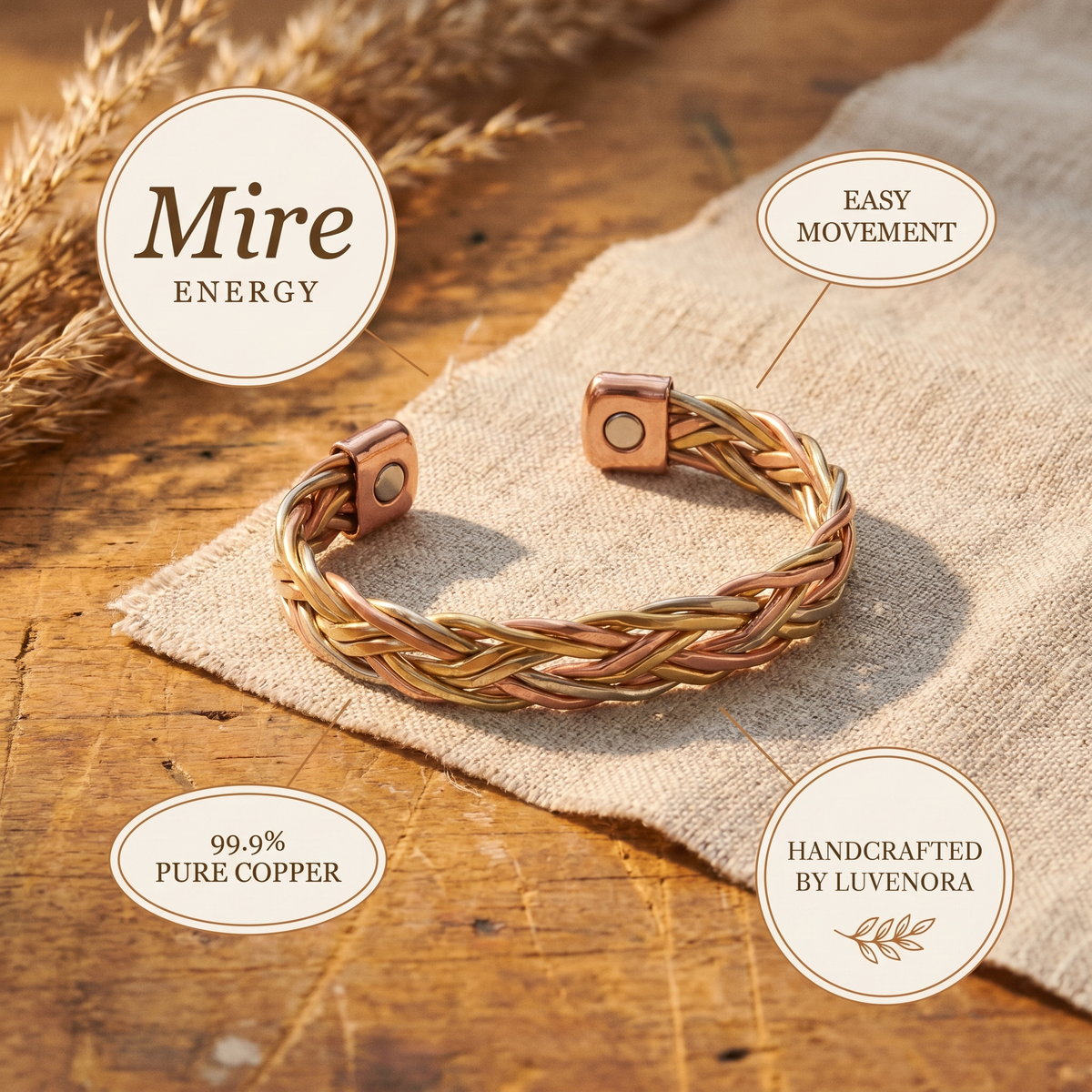 Luvenora's Mire Copper Bracelet