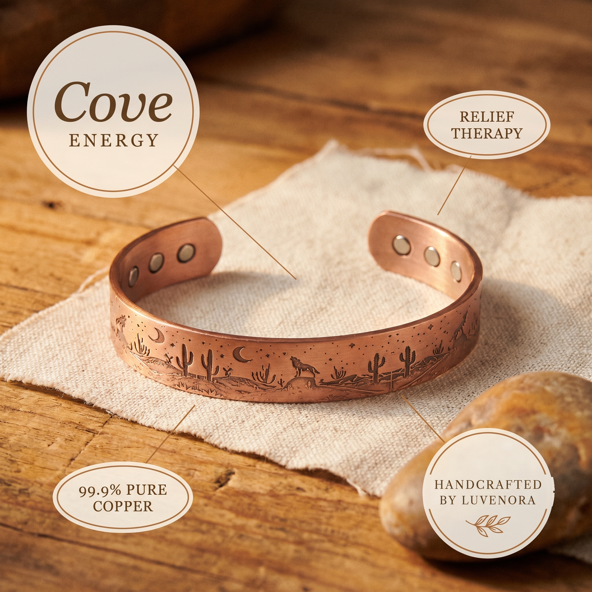 Luvenora's Cove Copper Bracelet