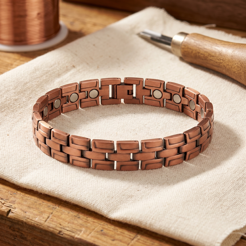 Luvenora's Gorse Men's Copper Bracelet