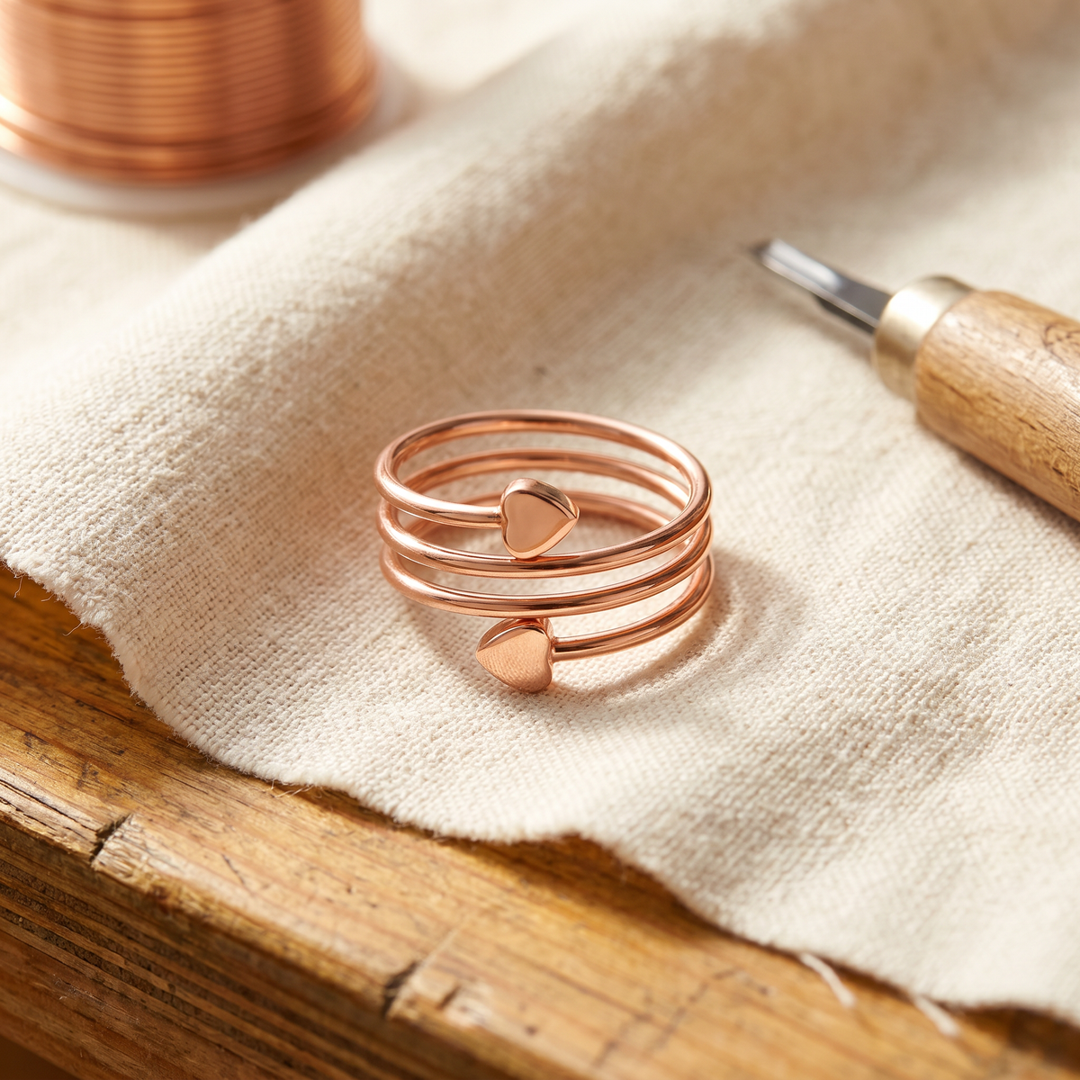 Luvenora's Haven Copper Ring