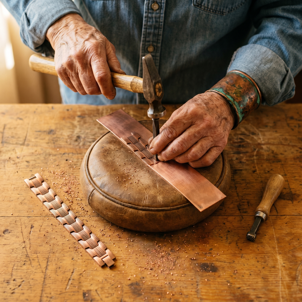 Luvenora's Crag Copper Bracelet