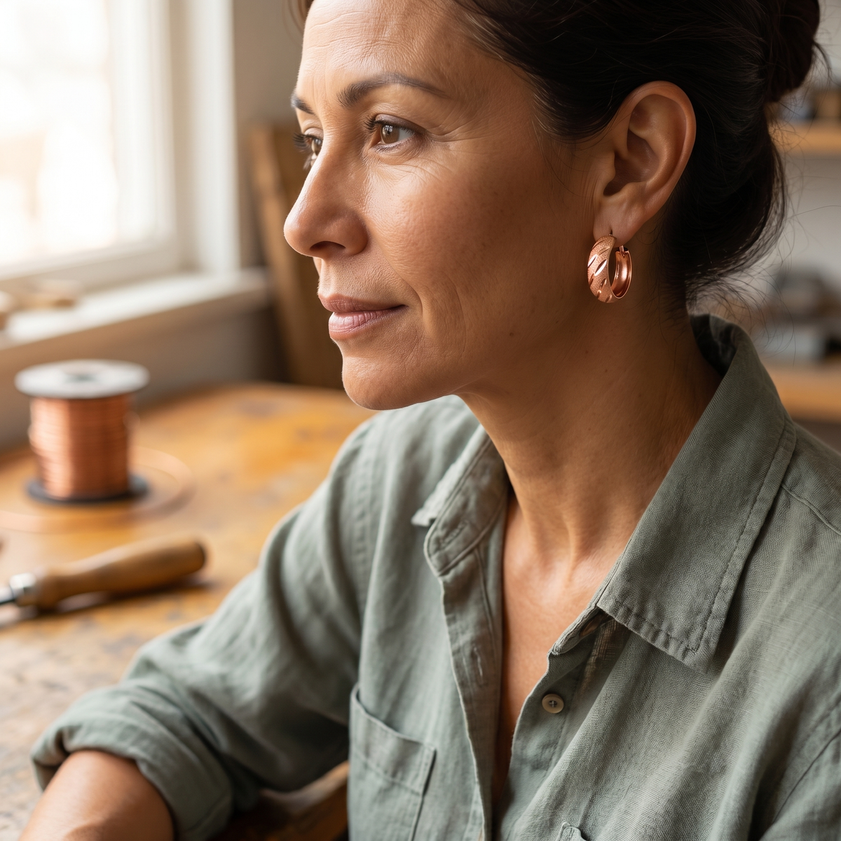 Luvenora's Vale Copper Earrings