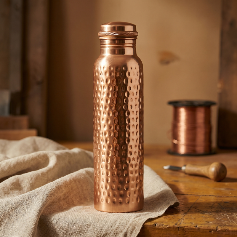 Luvenora's Pure Copper Water Bottle
