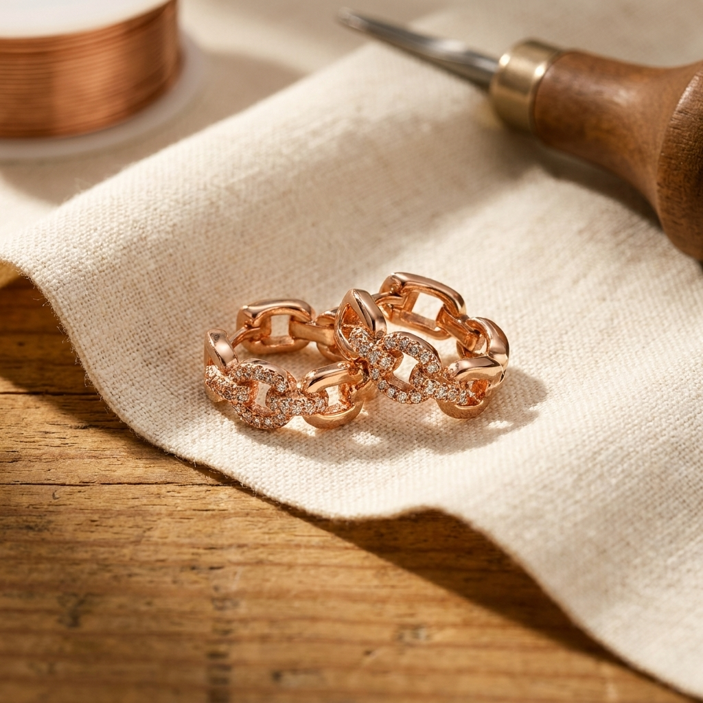 Luvenora's Tor Copper Earrings