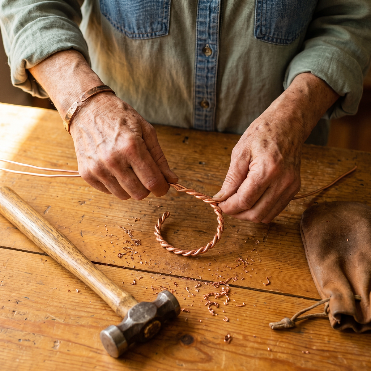 Luvenora's Tensor Copper Bracelet