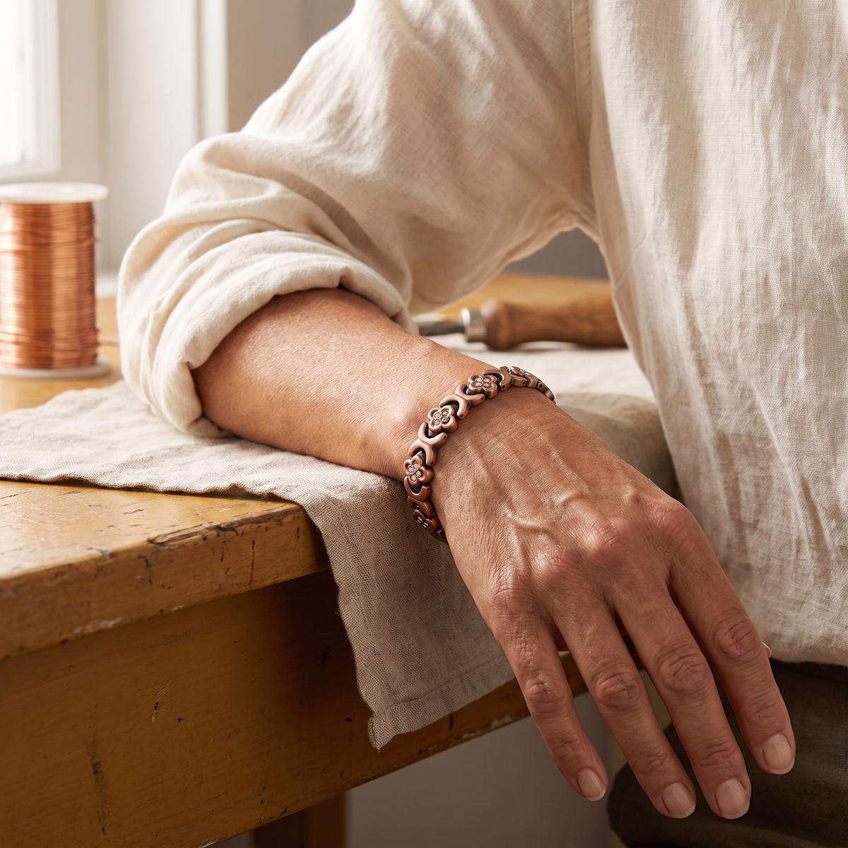 Luvenora's Keel Copper Bracelet