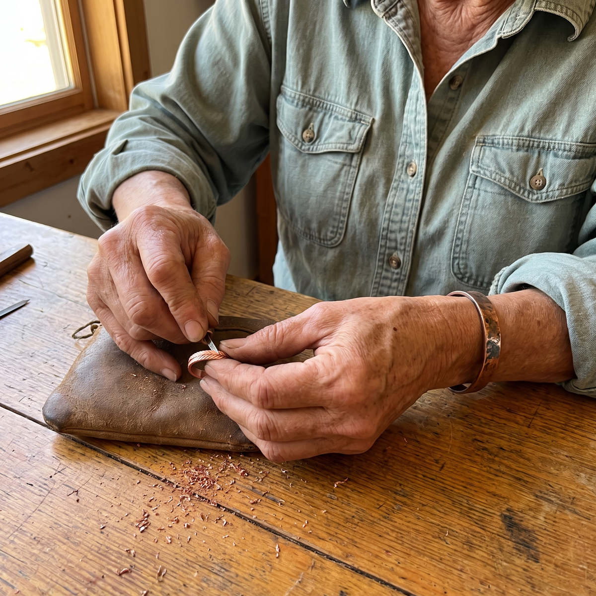 Luvenora's Root Copper Ring