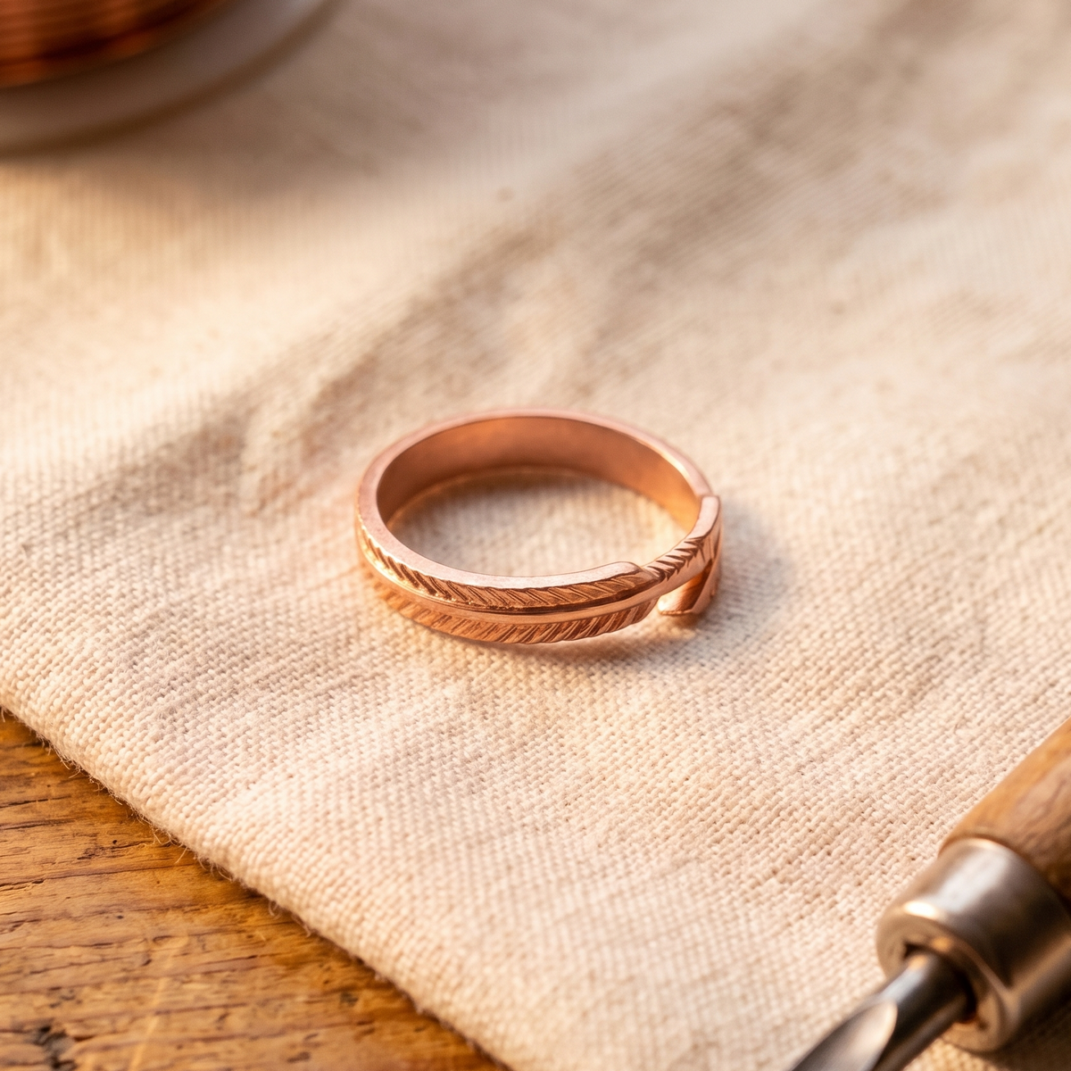 Luvenora's Root Copper Ring