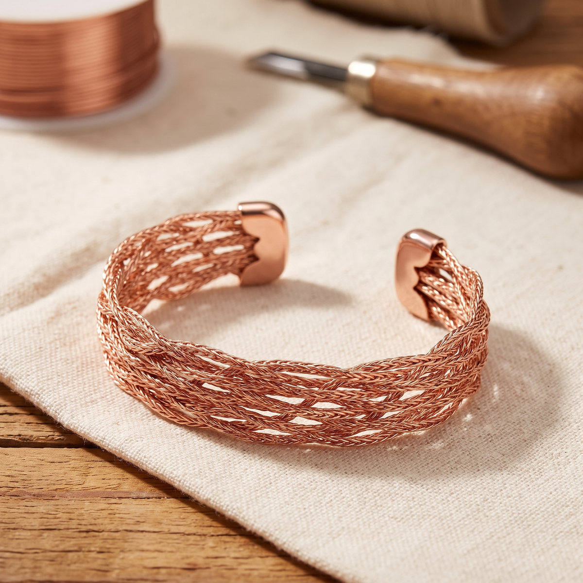 Luvenora's Elk Copper Bracelet