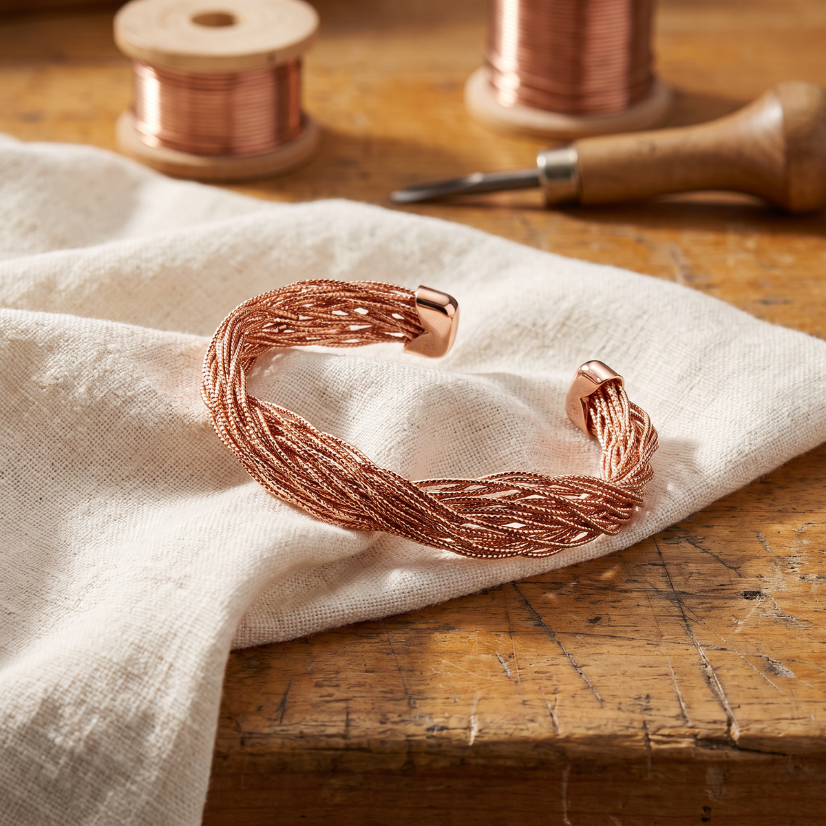 Luvenora's Finch Copper Bracelet