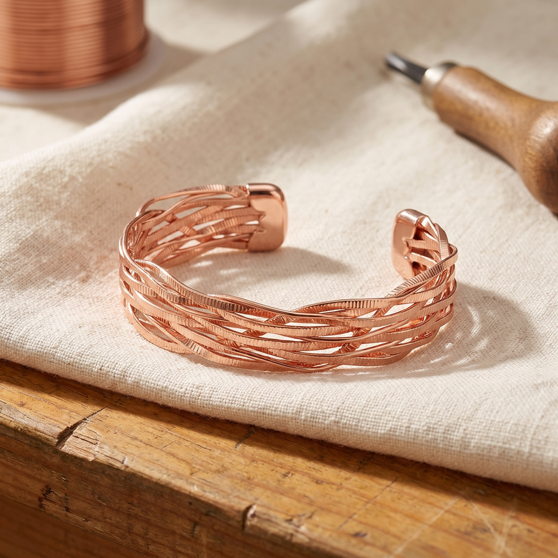 Luvenora's Wisp Copper Bracelet