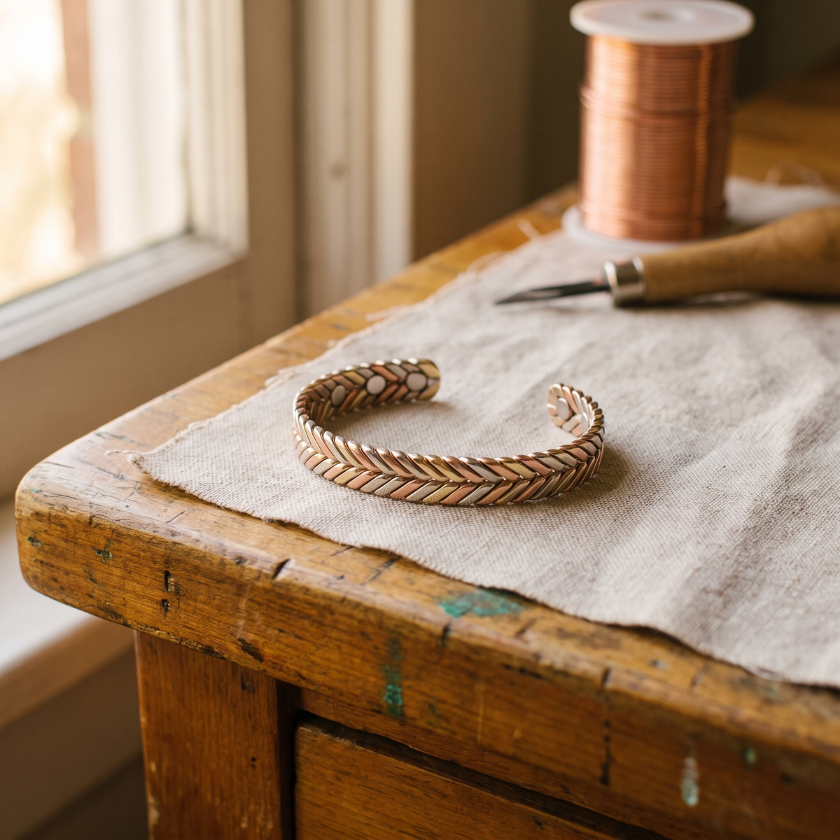 Luvenora's Copse Copper Bracelet