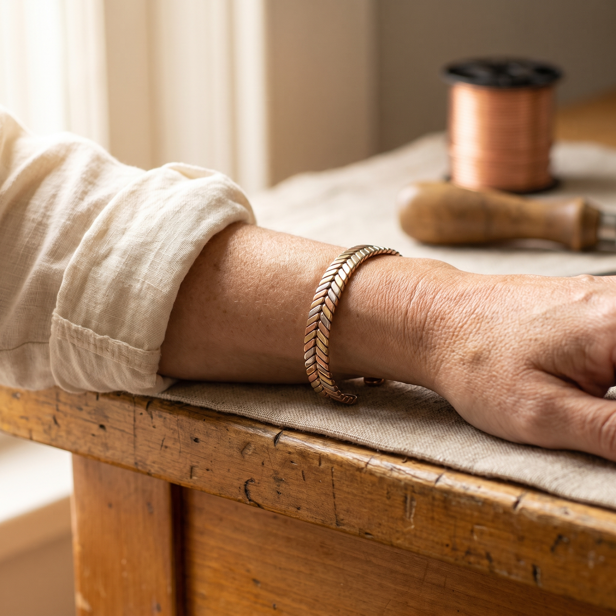 Luvenora's Copse Copper Bracelet