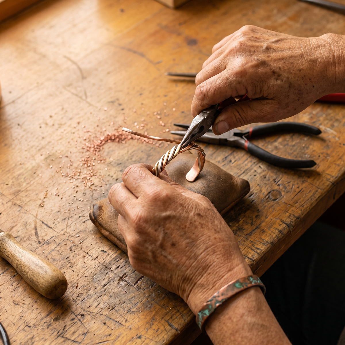 Luvenora's Bog Copper Bracelet