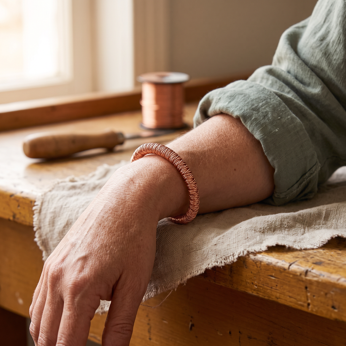 Luvenora's Fjord Copper Cuff
