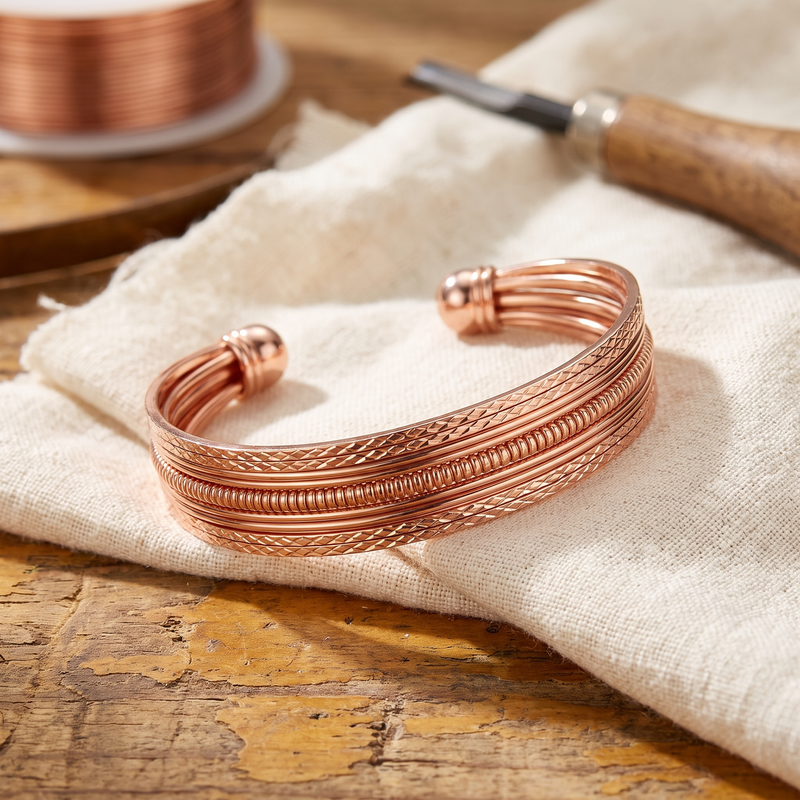 Luvenora's Bracken Copper Bracelet