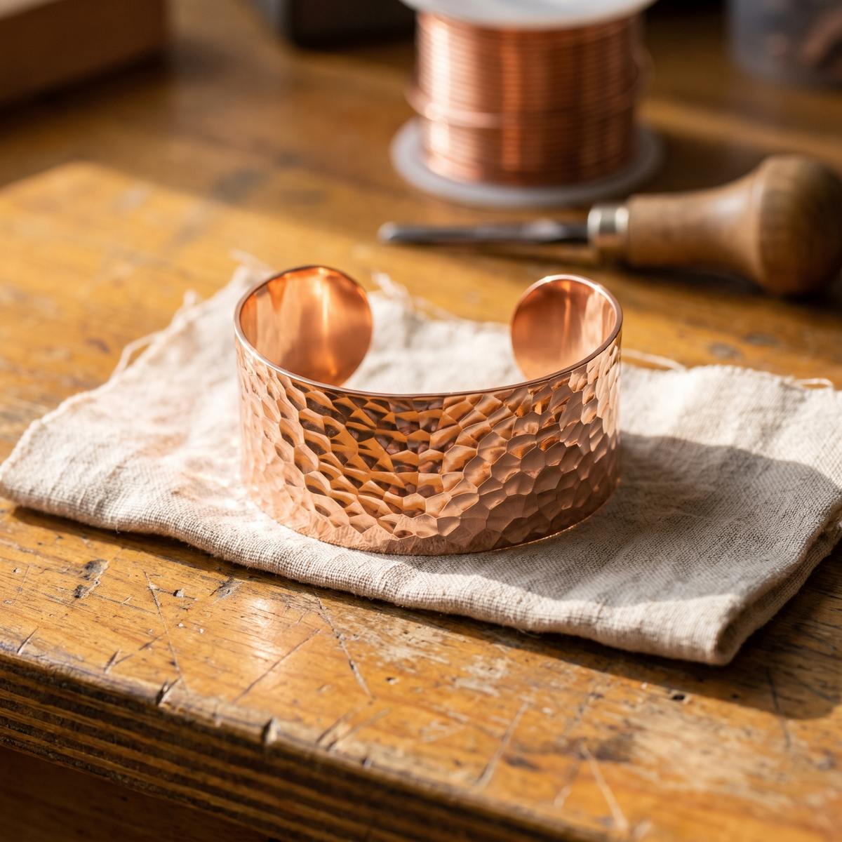 Luvenora's Forge Copper Bracelet