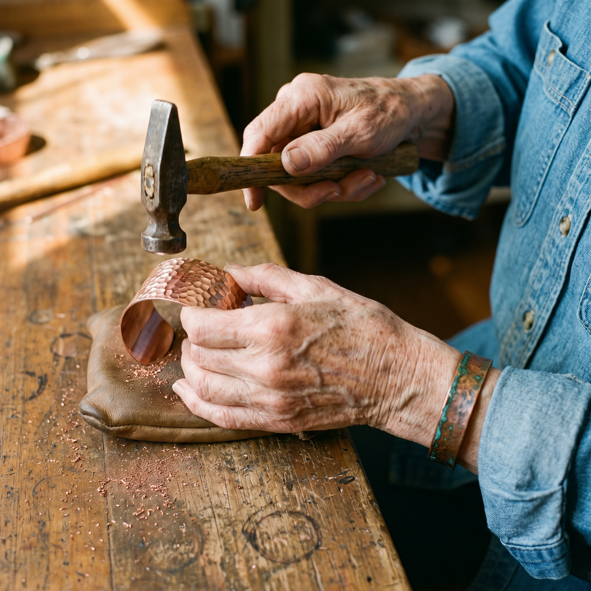 Luvenora's Forge Copper Bracelet