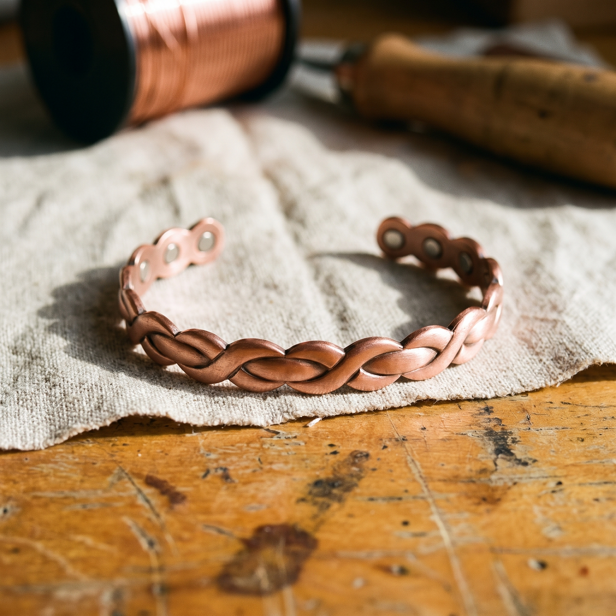 Luvenora's Loom Copper Bracelet