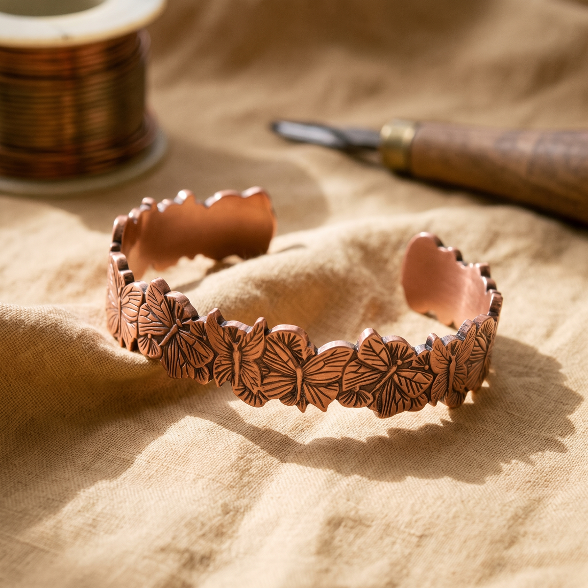 Luvenora's Sky Copper Bracelet