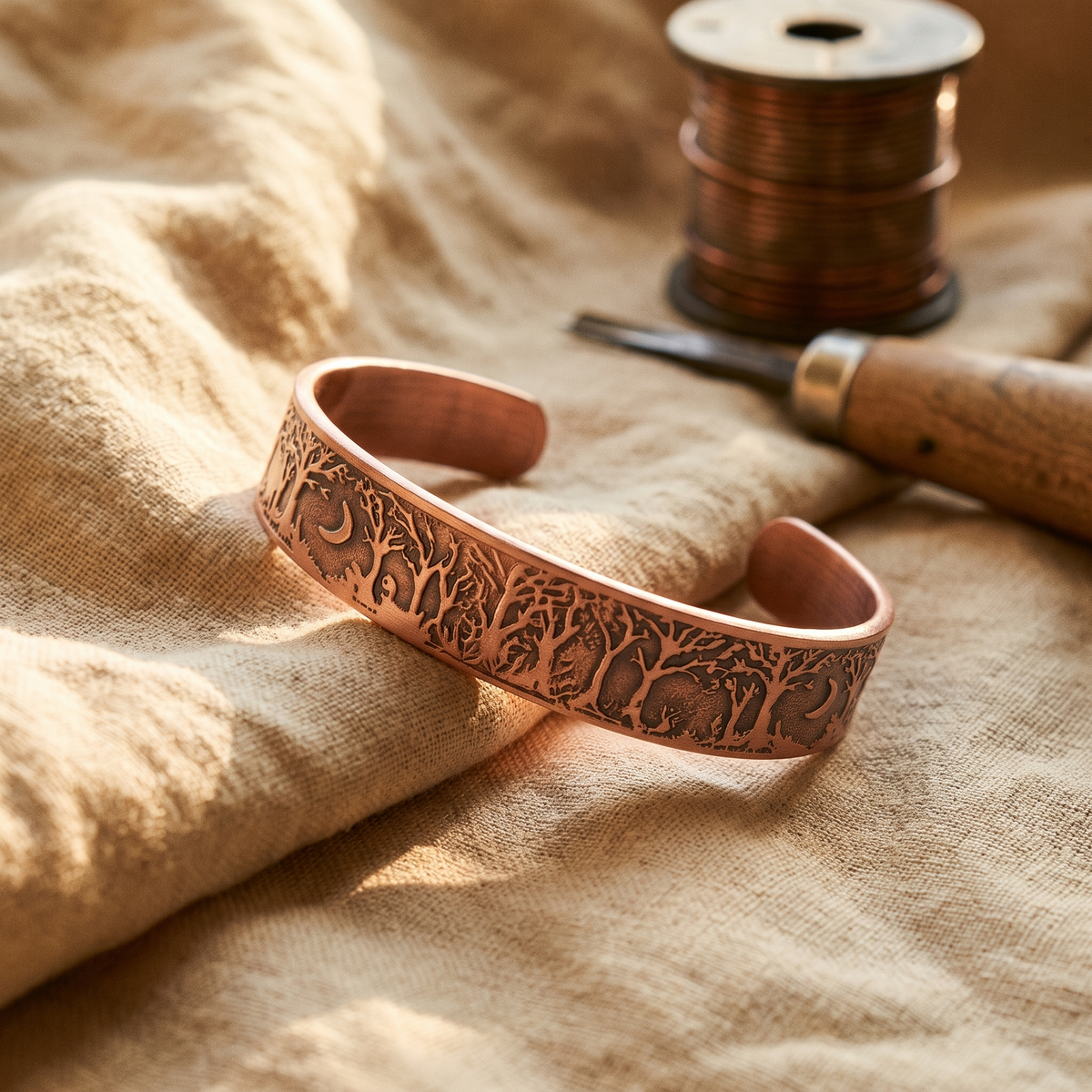 Luvenora's Grove Copper Bracelet