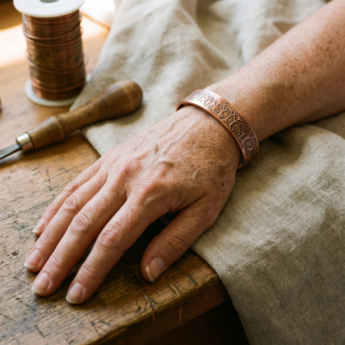 Luvenora's Grove Copper Bracelet