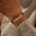 Personalized Birth Flower Bracelet