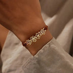 Personalized Birth Flower Bracelet