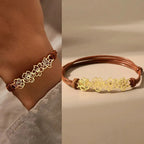 Personalized Birth Flower Bracelet