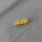 Personalized Name Classy Rings